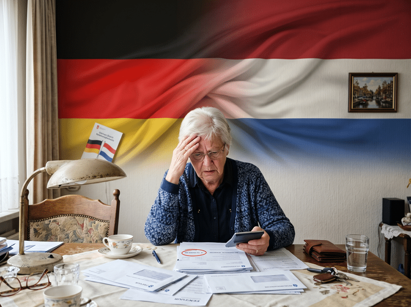 Een vrouw ontvangt een AOW-uitkering van slechts &euro; 328 per jaar. Daarnaast ontvangt zij ruim &euro; 26.000 aan Duits pensioen. Door die minimale AOW is zij in Nederland verzekerd voor de Zorgverzekeringswet (Zvw). De Zvw-heffing wordt berekend over haar volledige inkomen, inclusief het Duitse